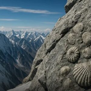 These fossils are proof that the rocks forming Everest's peak were once part of an ancient ocean called the Tethys Ocean